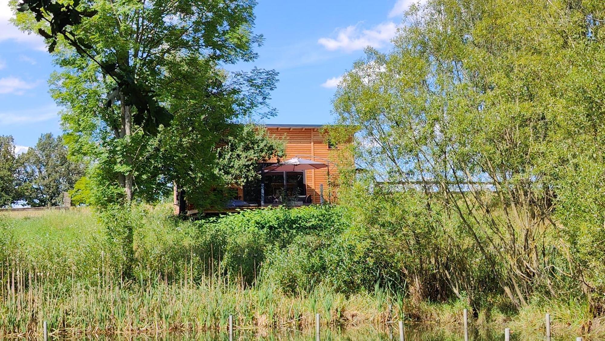 Tinyhousebeidresden 3 Fuer 2 - 7 Personen, Naehe Saechsische Schweiz, Dresden, Mit Badeteich Grossharthau Exterior foto