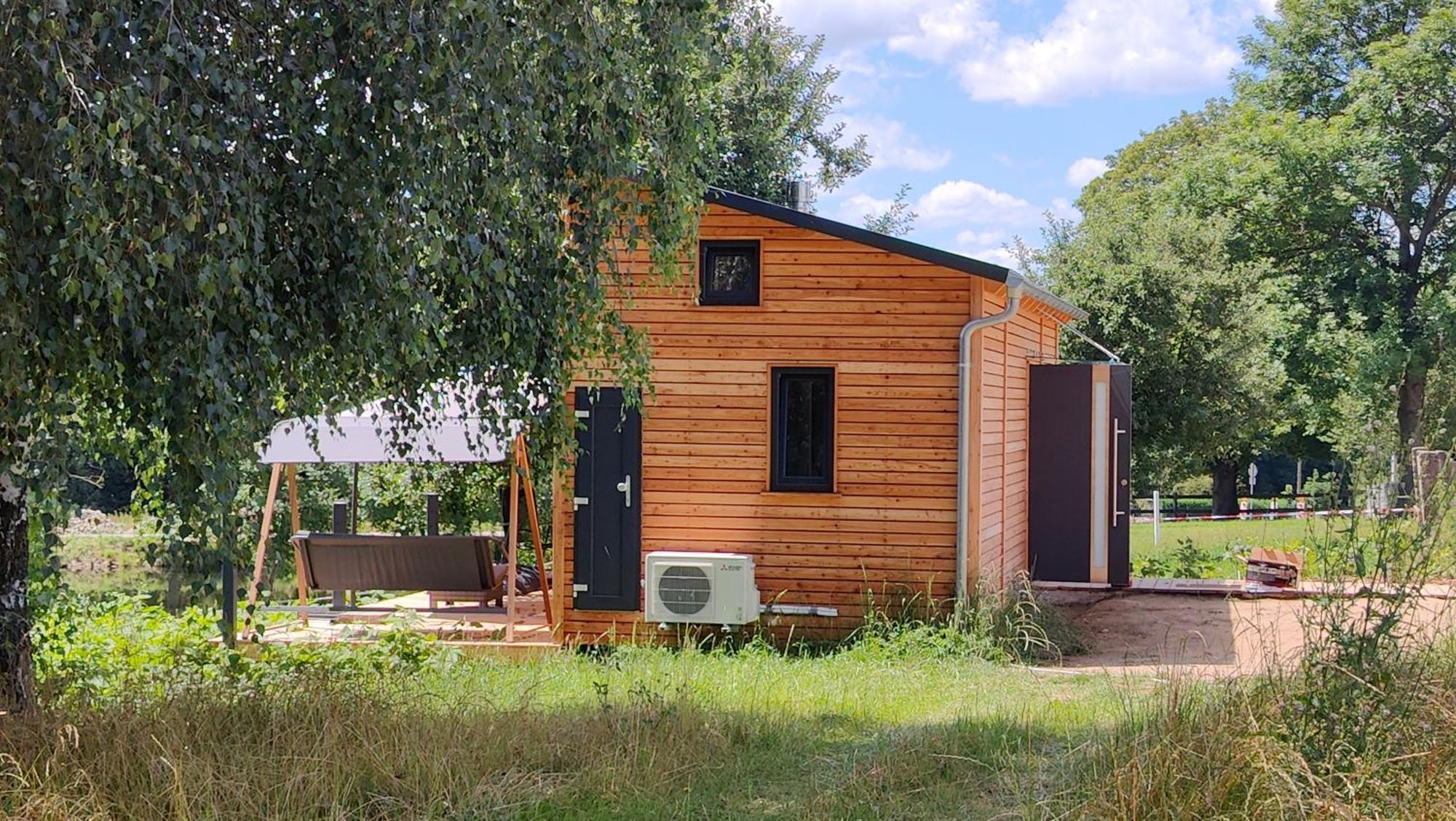 Tinyhousebeidresden 3 Fuer 2 - 7 Personen, Naehe Saechsische Schweiz, Dresden, Mit Badeteich Grossharthau Exterior foto